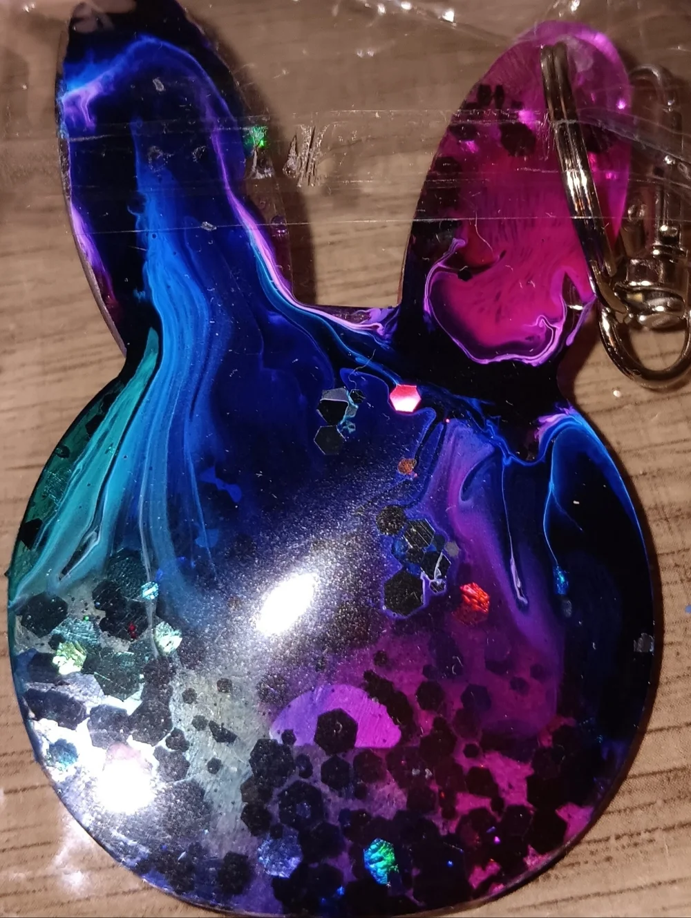 Bad Bunny Keychain - Picture 3 of 4